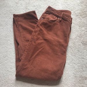Pacsun Corduroy pants! Cute orangey brown color